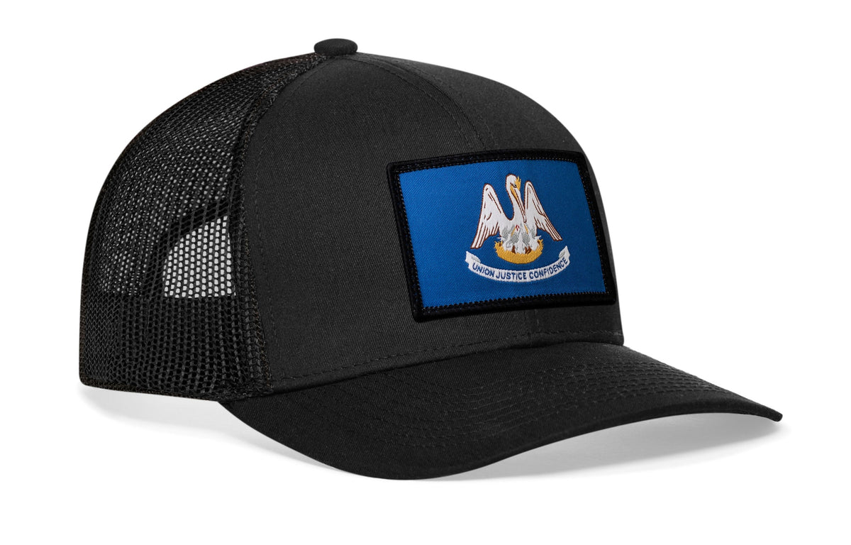 Louisiana Flag Trucker Hat  |  LA Snapback
