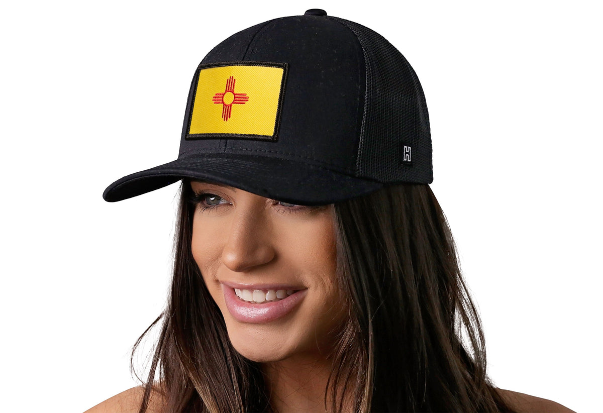 New Mexico Flag Trucker Hat  |  NM Snapback