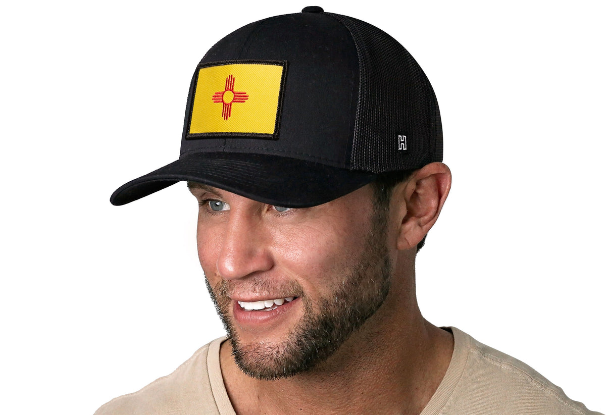 New Mexico Flag Trucker Hat  |  NM Snapback