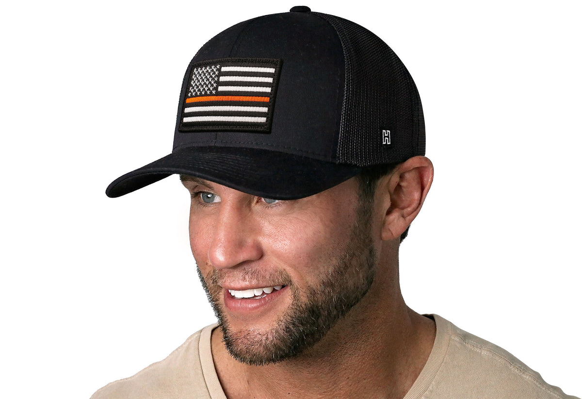 Thin Orange Line Trucker Hat  |  Search And Rescue Snapback