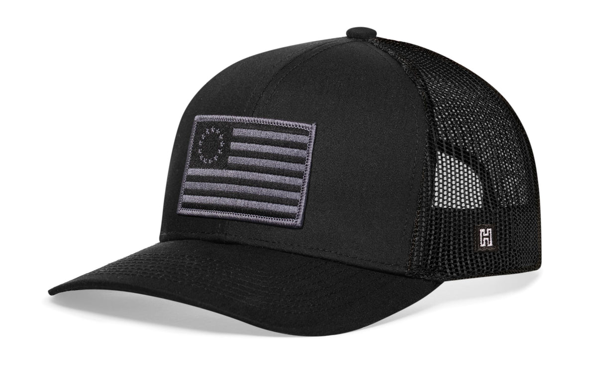 Betsy Ross Flag Trucker Hat  |  Tactical USA Snapback