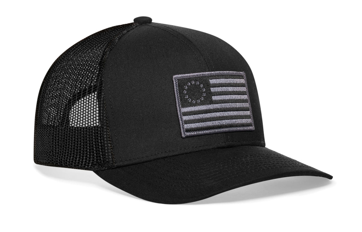 Betsy Ross Flag Trucker Hat  |  Tactical USA Snapback