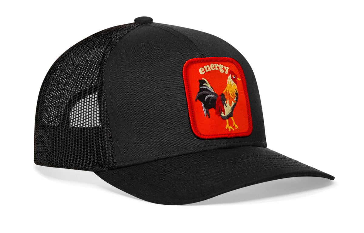 Rooster Energy Trucker Hat  |  chicken Snapback
