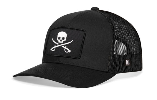 Pirate Flag Trucker Hat  |  Jolly Roger Snapback