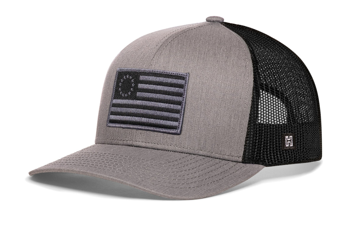 Betsy Ross Flag Trucker Hat  |  Tactical USA Snapback