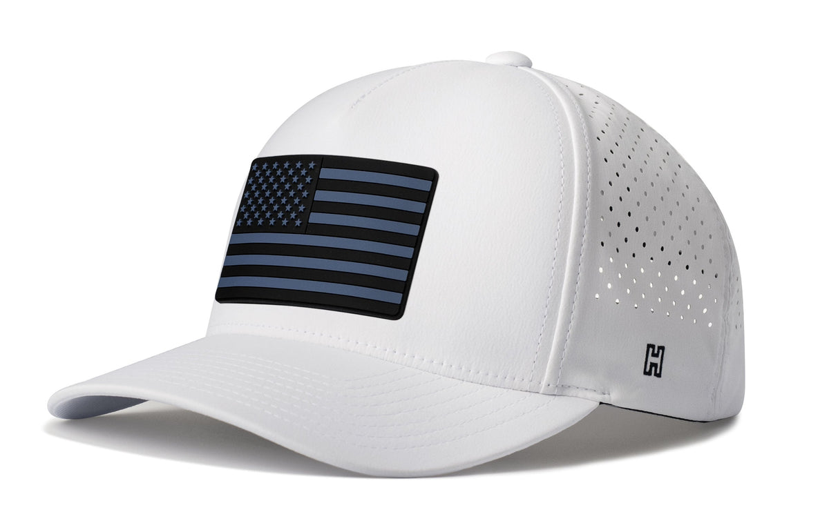 American Flag Performance 5-Panel Hat  |  Tactical USA Flexfit Snapback