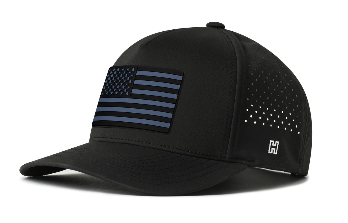 American Flag Performance 5-Panel Hat  |  Tactical USA Flexfit Snapback
