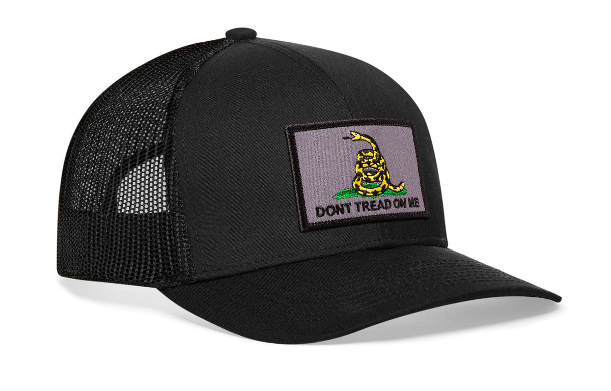 Dont Tread On Me Trucker Hat  |  Tactical-Yellow Gadsden Flag Snapback