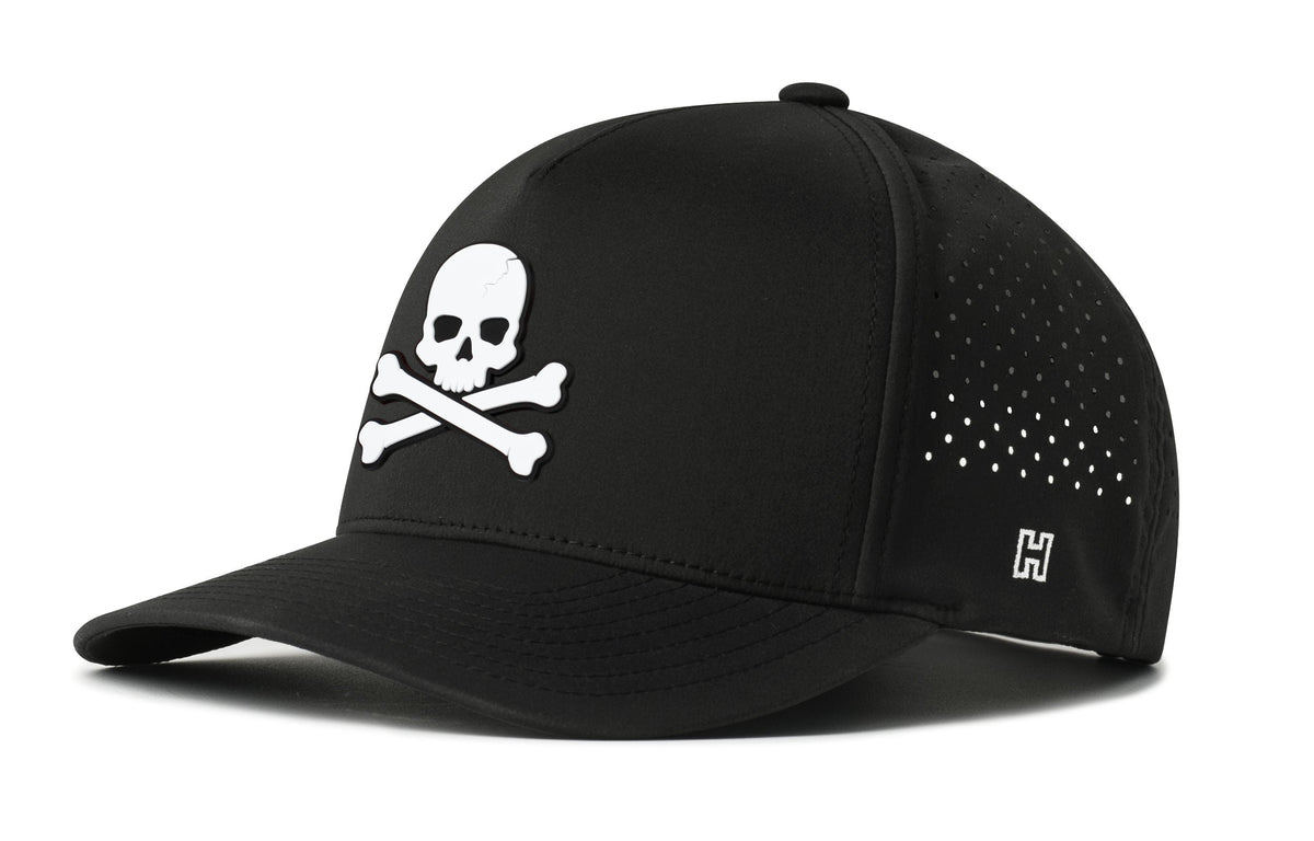 Skull and Crossbones Performance 5-Panel Hat  |  Jolly Roger Flexfit Snapback