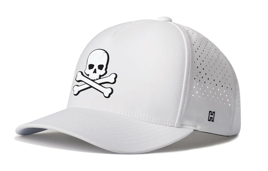 Skull and Crossbones Performance 5-Panel Hat  |  Jolly Roger Flexfit Snapback