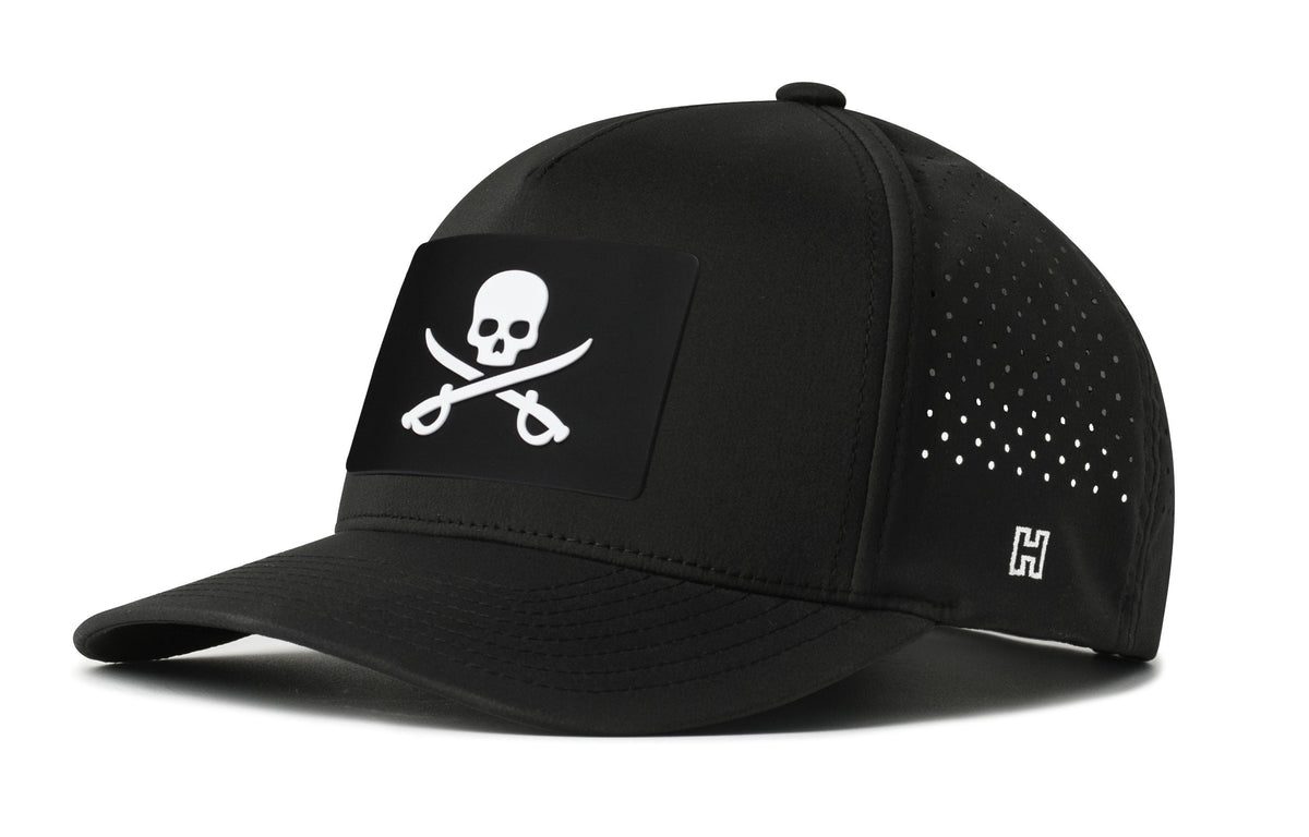 Pirate Flag Performance 5-Panel Hat  |  Jolly Roger Flexfit Snapback