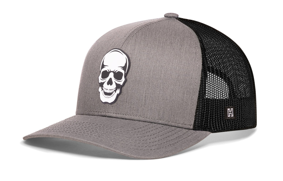 Skull Trucker Hat  |  Snapback