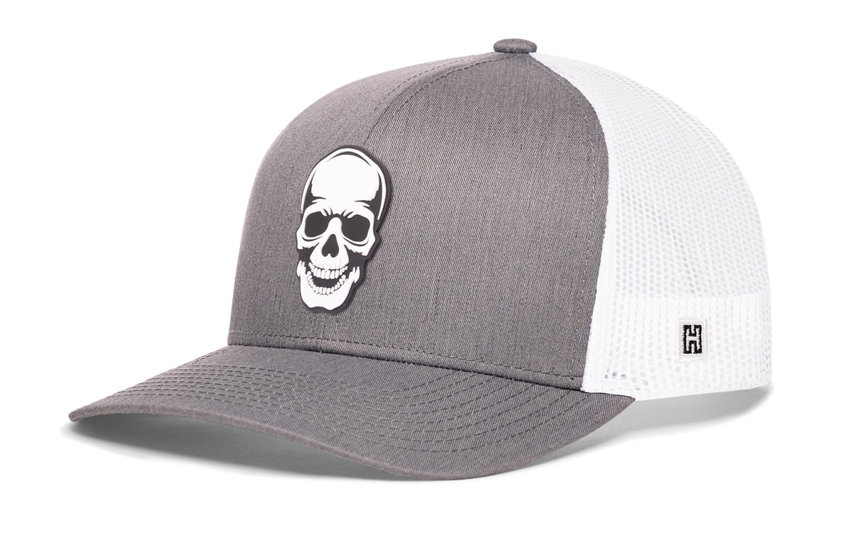 Skull Trucker Hat  |  Snapback