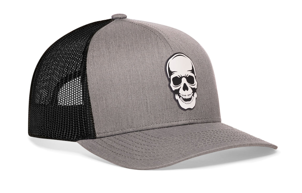 Skull Trucker Hat  |  Snapback