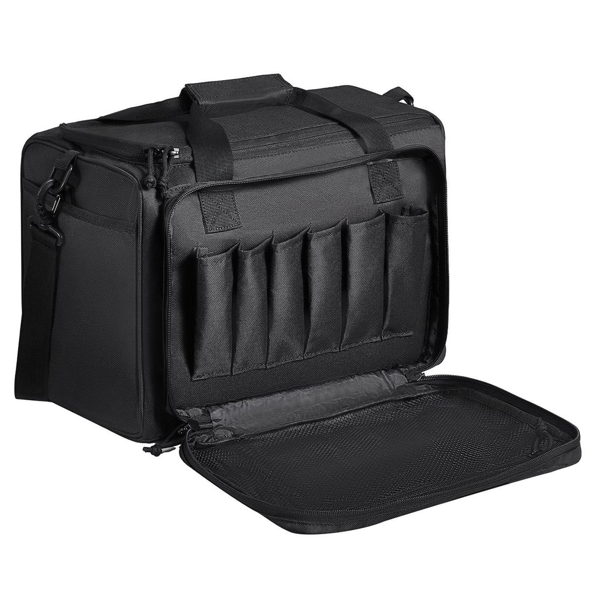 Range Bag for 3 Pistols, with Single Shoulder Strip