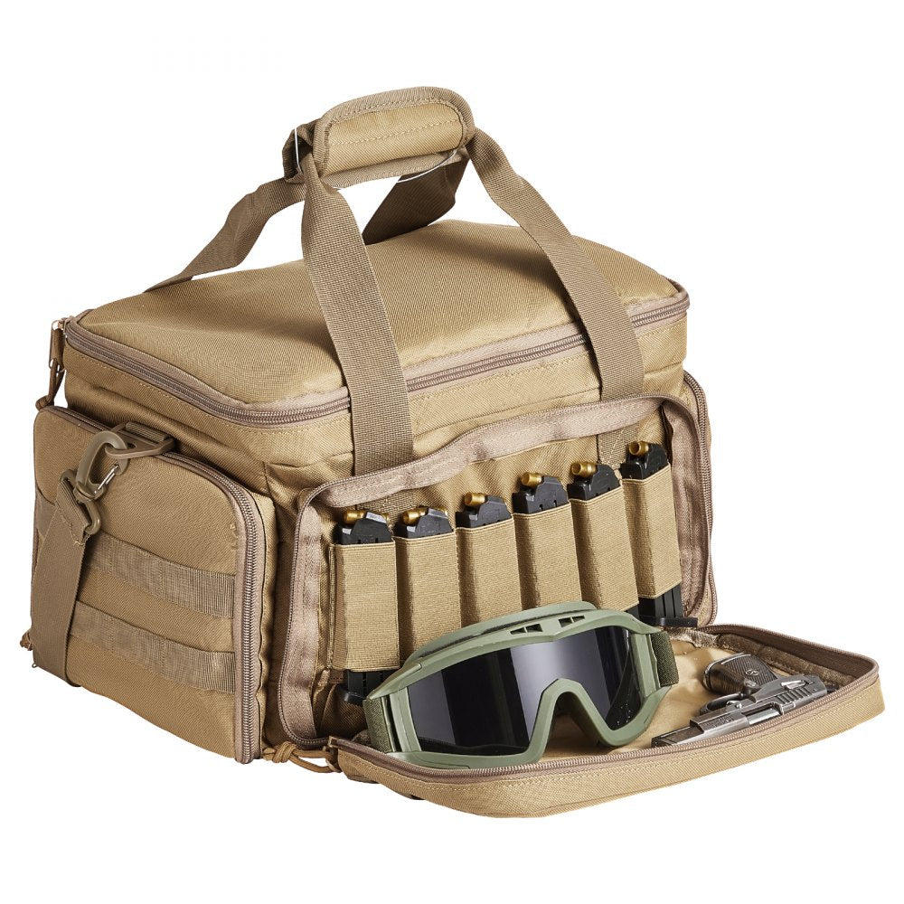 Range Bag for 4 Pistols, with Single Shoulder Strip